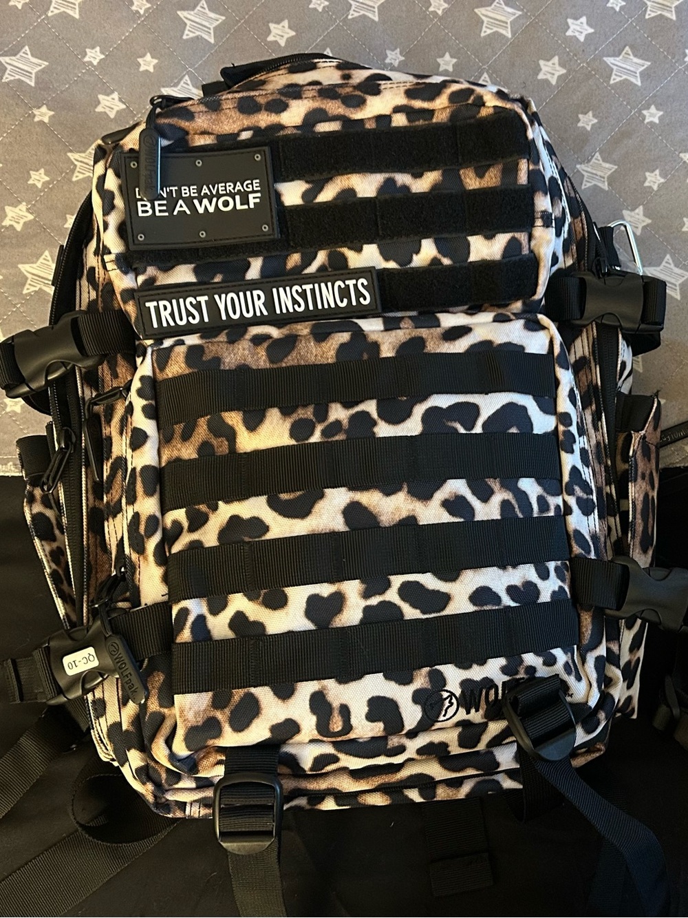WOLFpak Leopard Print Tactical Backpack